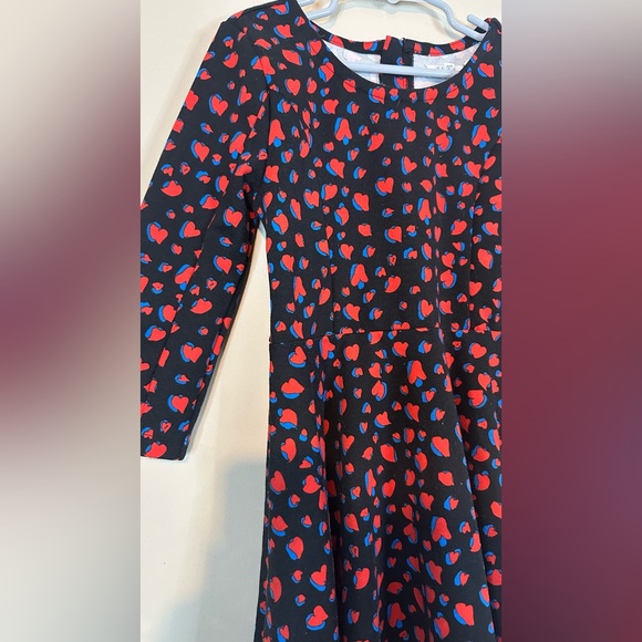 Kid-6/7- Red & Black heart Dress - Picture 4 of 5